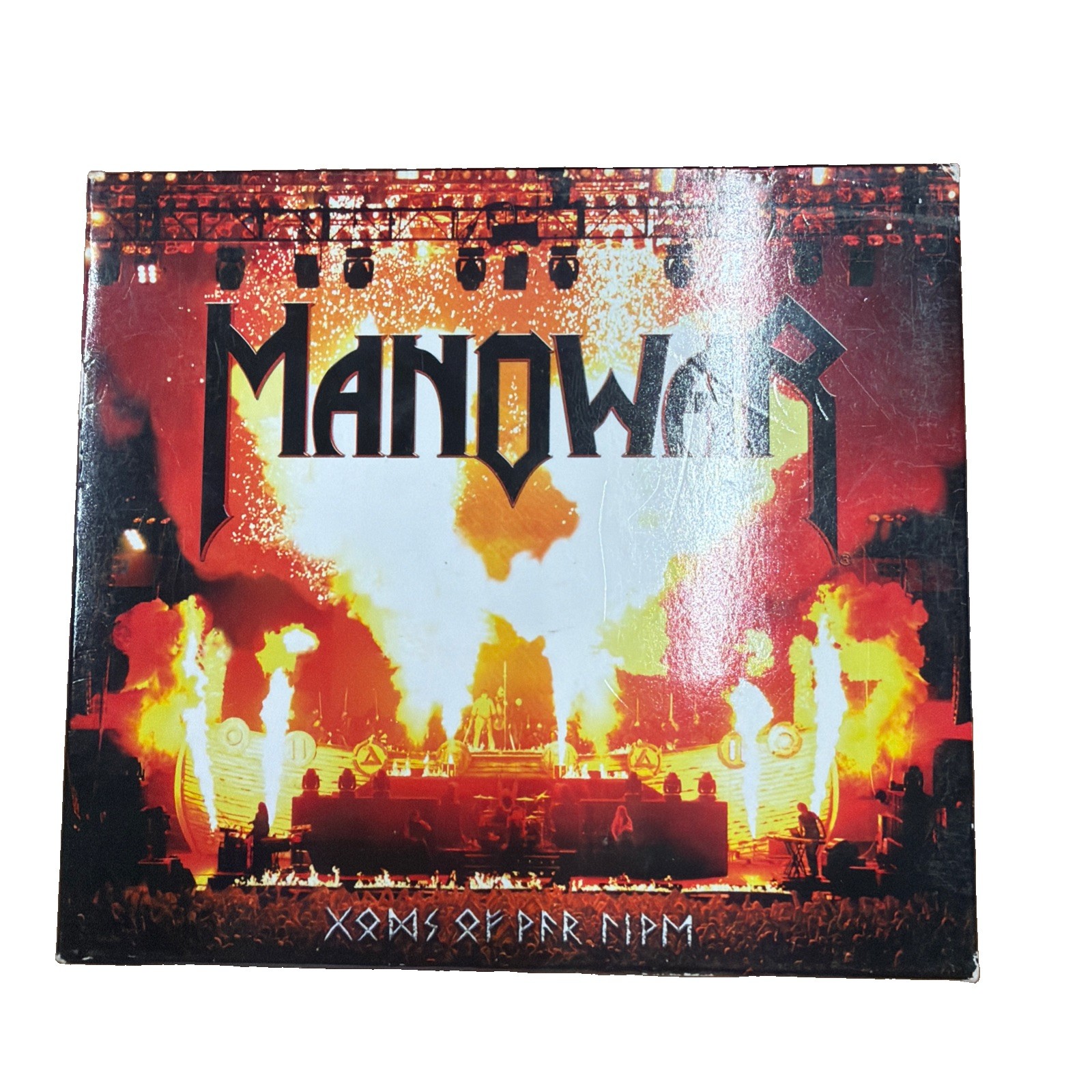 Gods of War-Live by Manowar (CD, 2007) Germany  Heavy Metal VG+