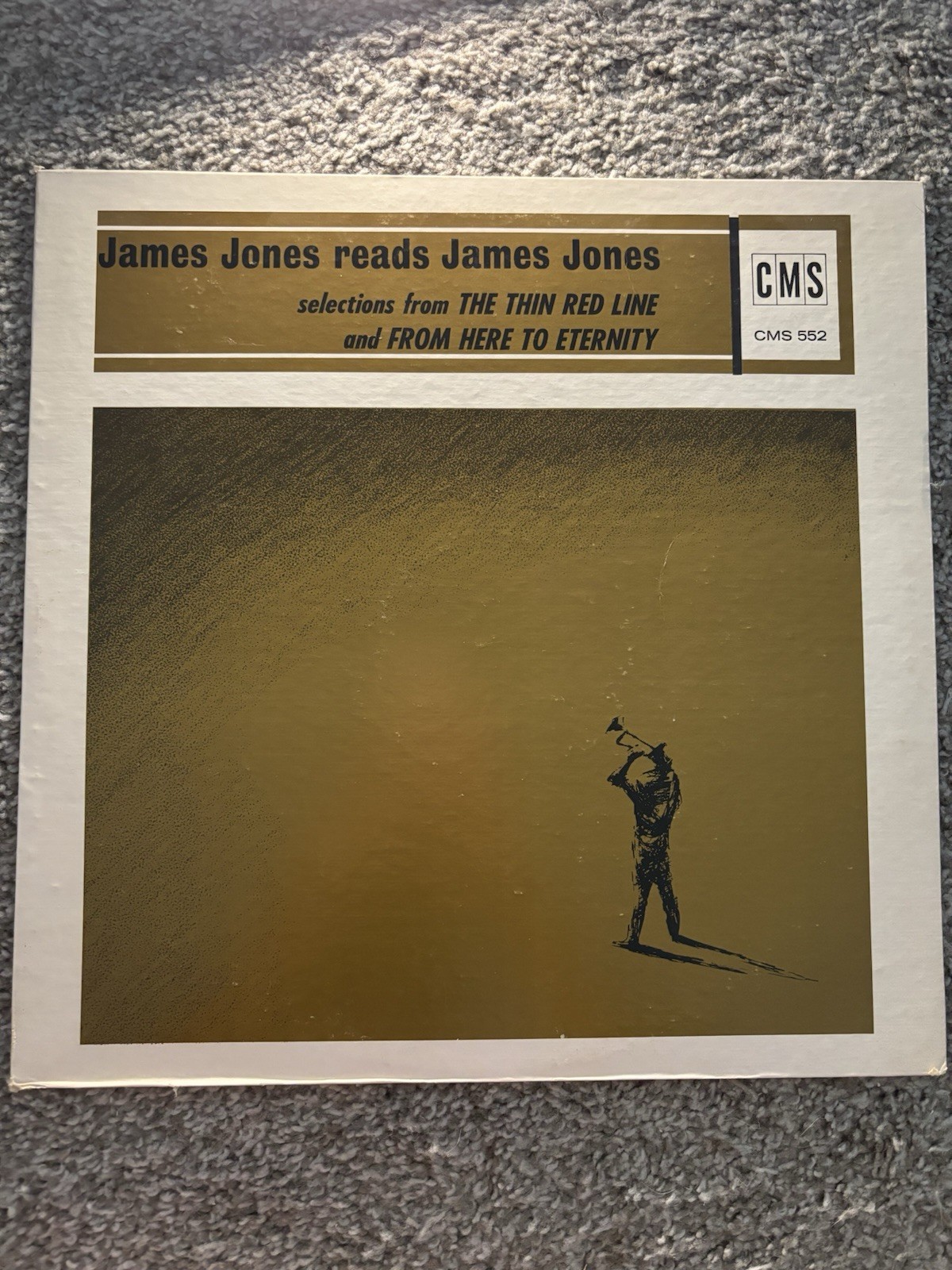 SEALED JAMES JONES READS JAMES JONES From Here Eternity, Thin Red Line LP  *A1
