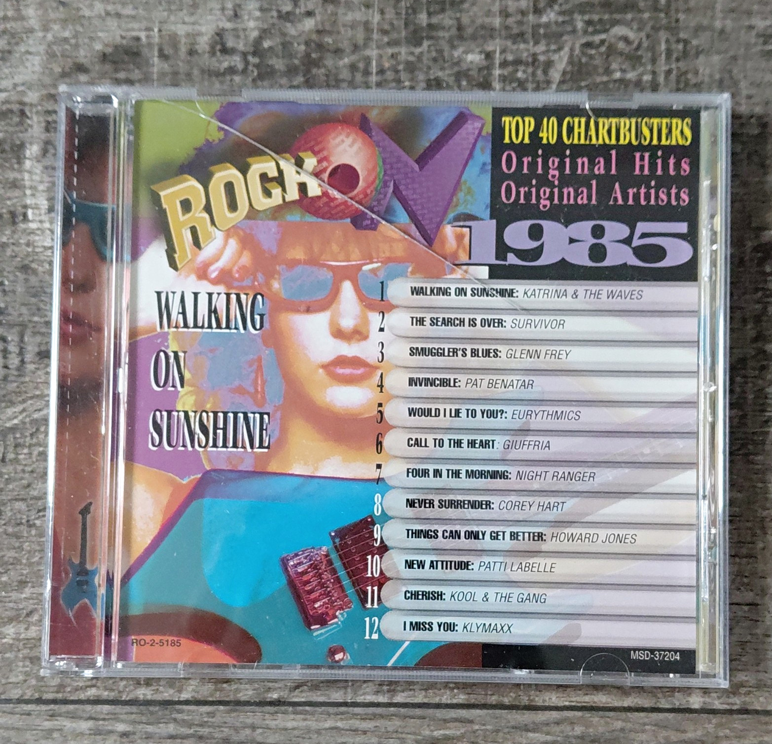 Various Rock On 1985 Top 40 Chartbusters CD Madacy RO-2-5185