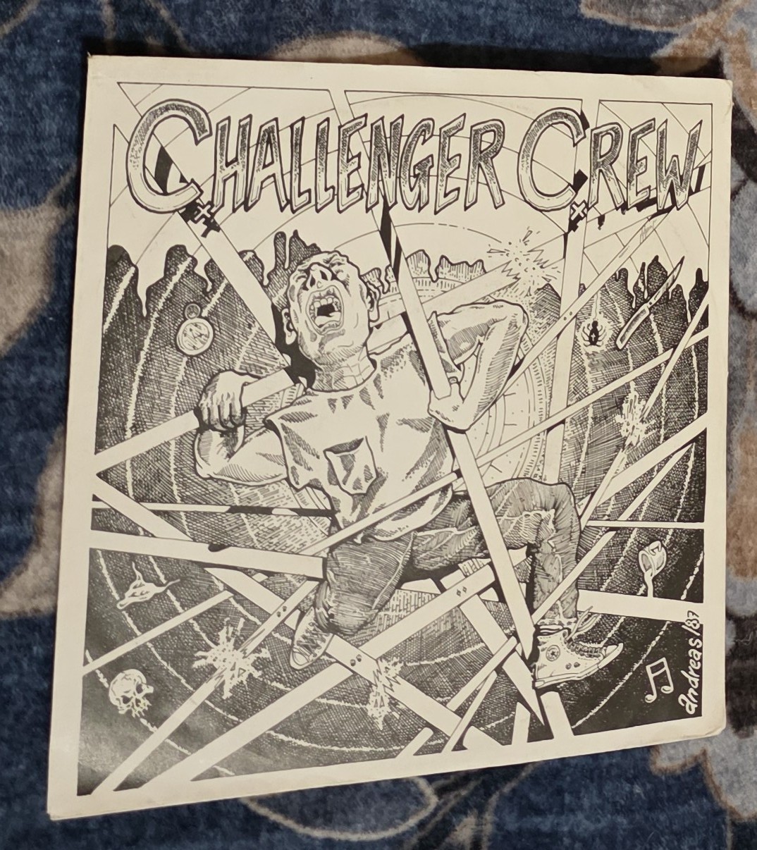 Challenger Crew 1987 Ultra Rare Punk 7