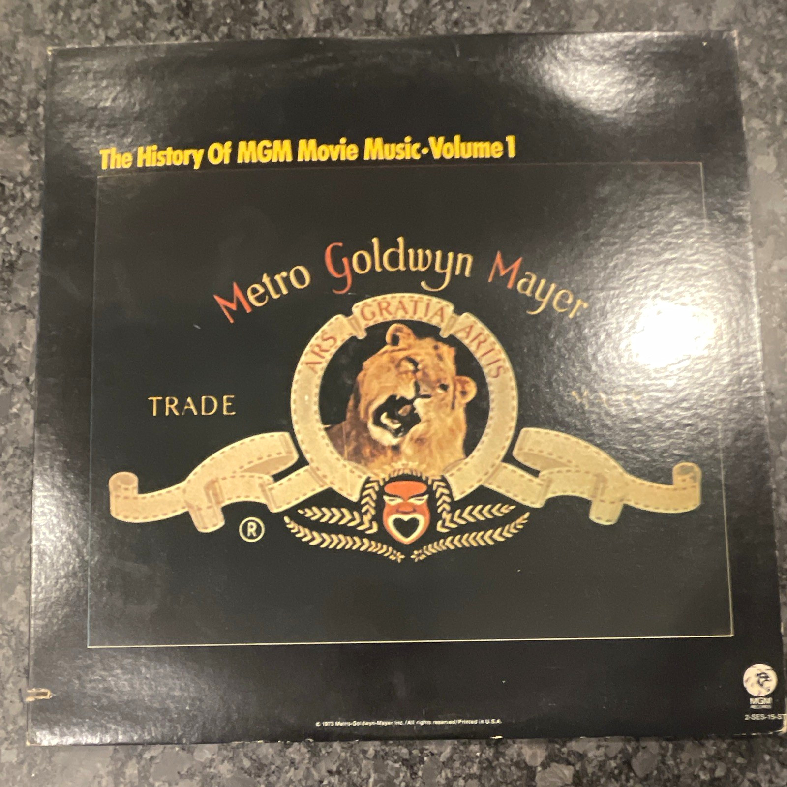MGM The History Of MGM Movie Music Volume 1 Soundtrack Vinyl LP 2-SE-15