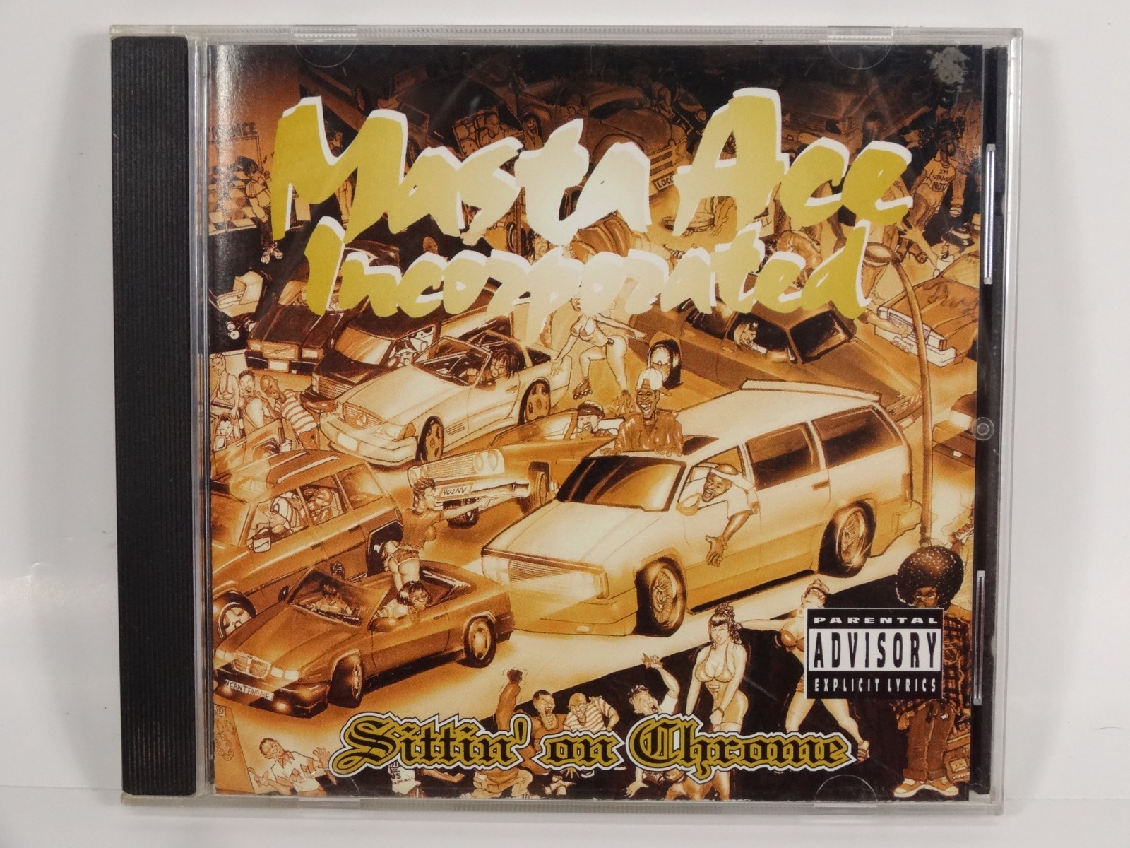 Sittin\' on Chrome [PA] by Masta Ace Incorporated (CD, 2001, Delicious Vinyl)