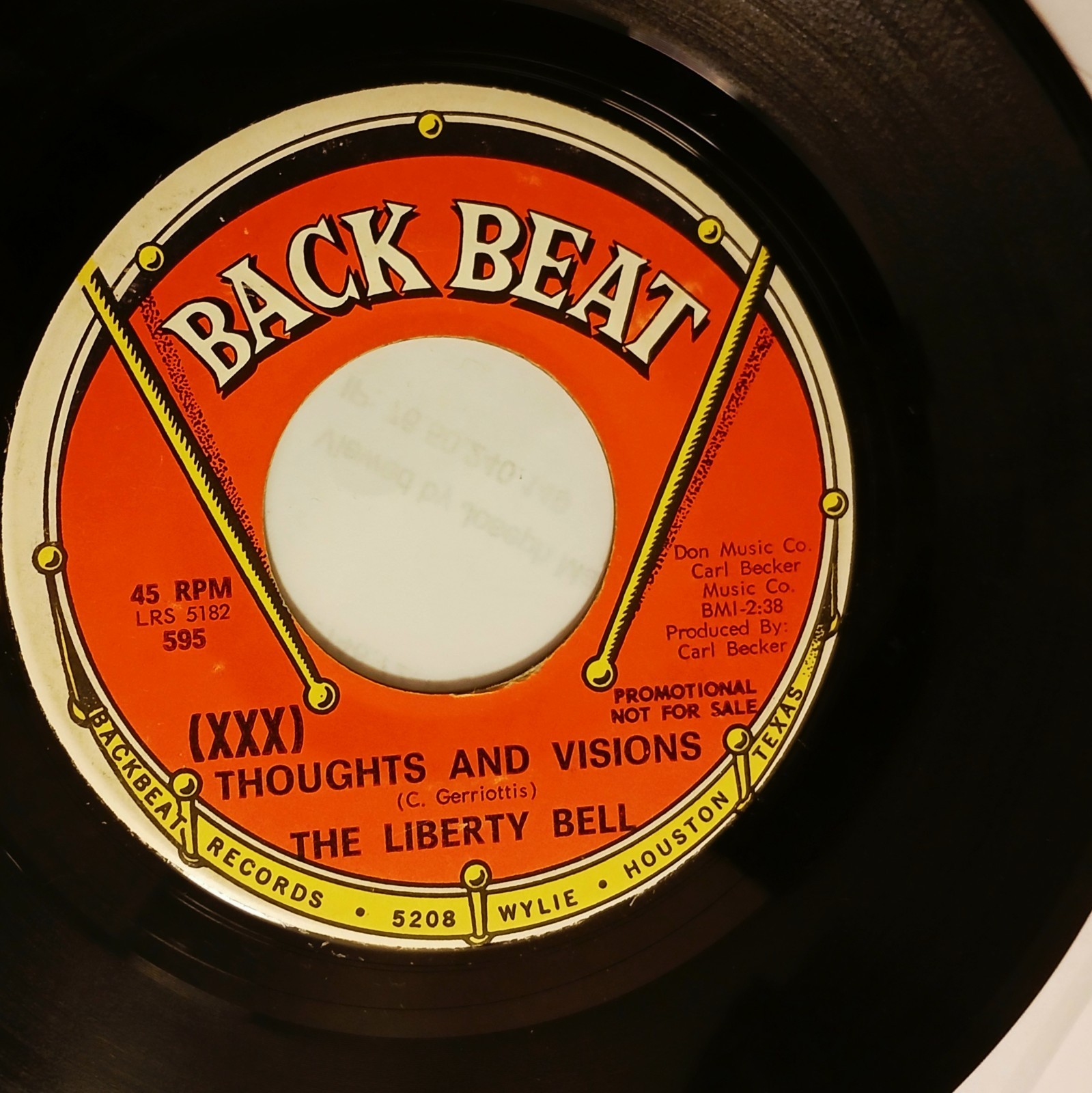 RARE TEXAS GARAGE PSYCH 45 Promo - The Liberty Bell 