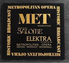 MET Salome Elektra Historic Broadcast Box Set Richard Strauss 1952 Mono... picture
