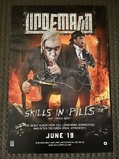 Till Lindemann & Peter Tagtgren AUTOGRAPHED poster Skills In Pills RAMMSTEIN  🔥 picture