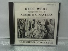 Weill Ginastera – Symphony No. 2 Variaciones CD 1990 Classical MHS picture