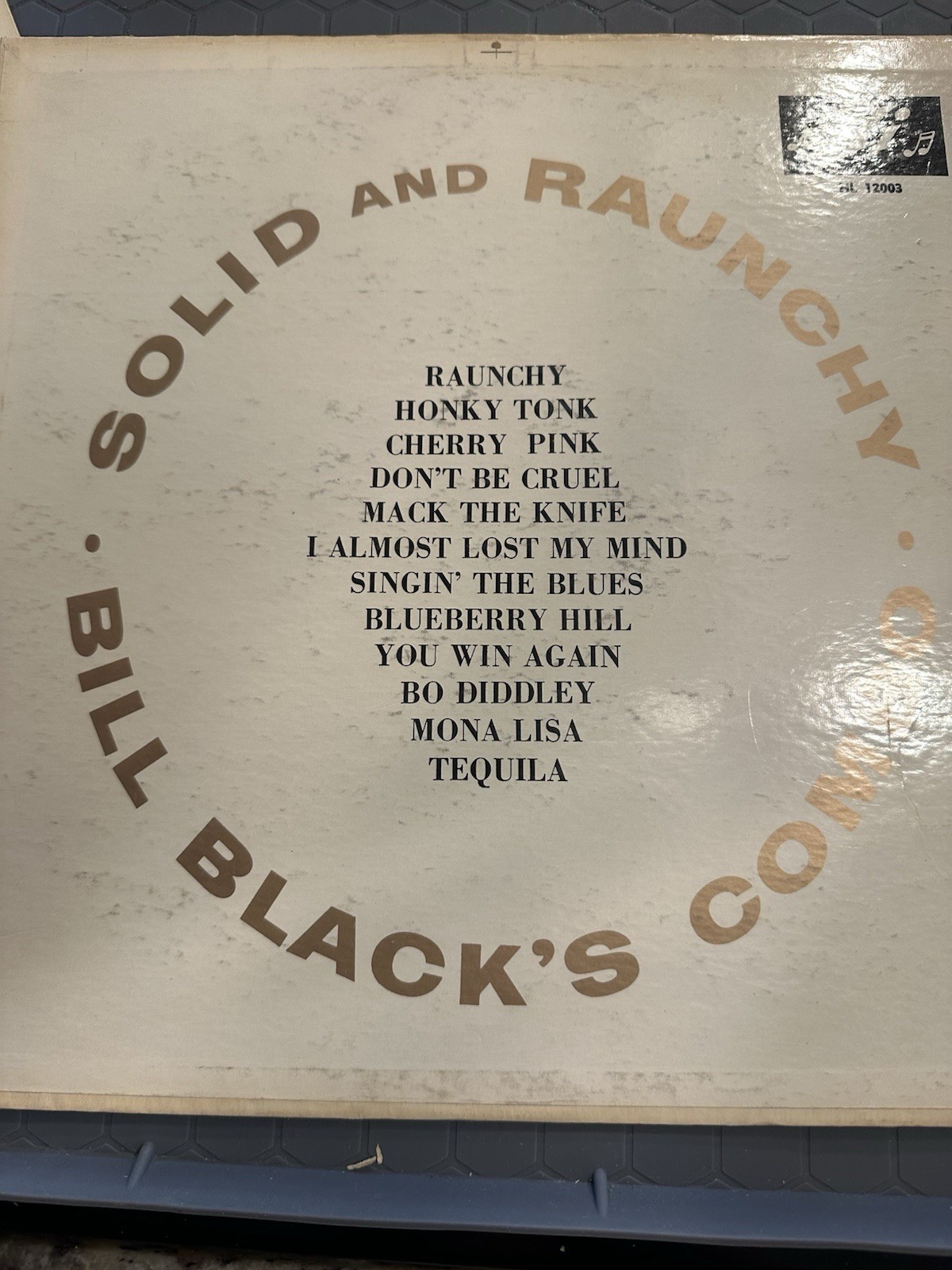 Bill Black’s Combo Solid and Raunchy LP SHL 32003 1960 Hi Records Stereo NM
