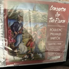 Concertos for Two Pianos by Poulenc / Milhaud / Bartok / Quattro Mani (CD, 2007) picture