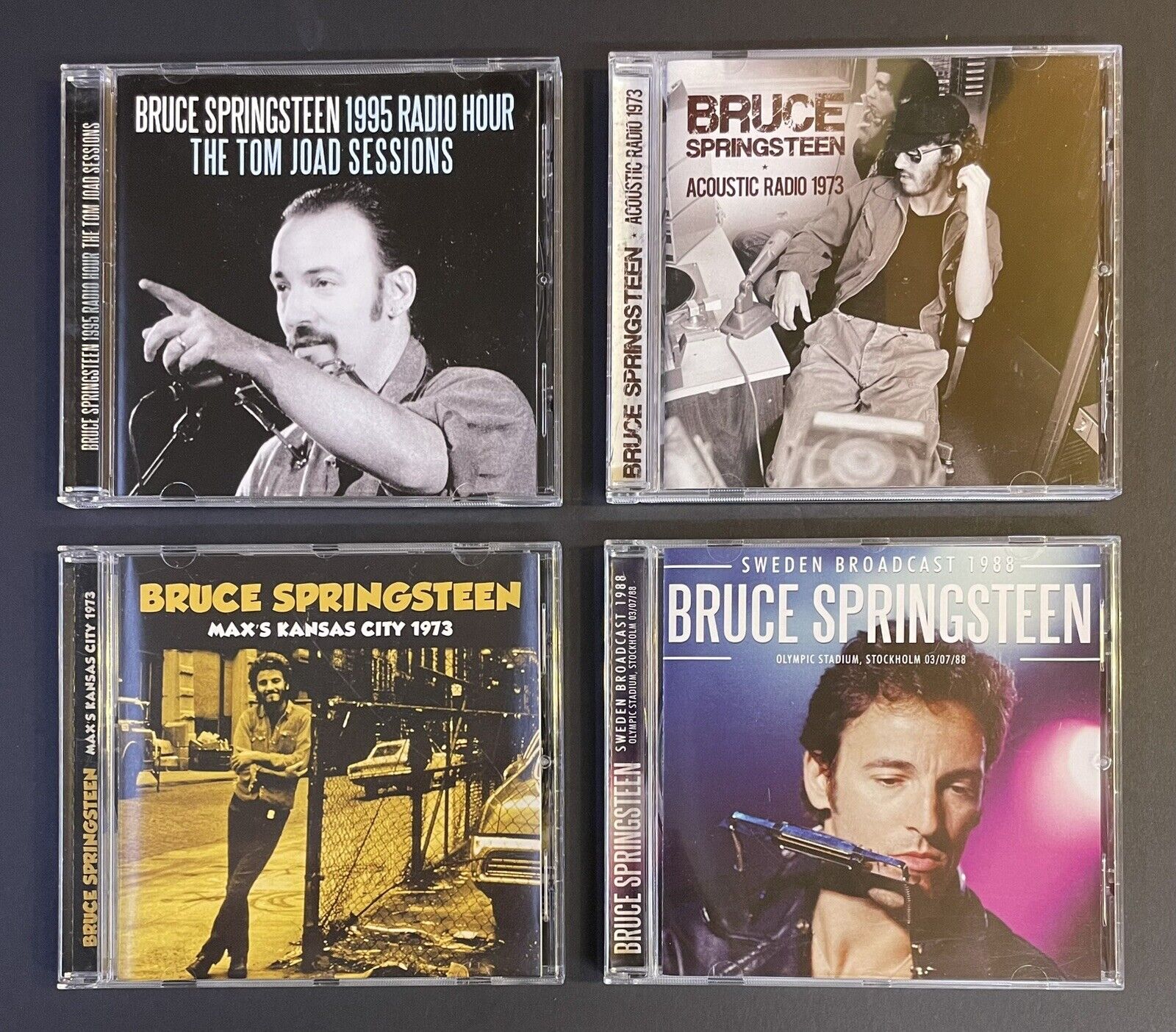 Bruce Springsteen SET OF 4 RARE LIVE CDs 1973-1995