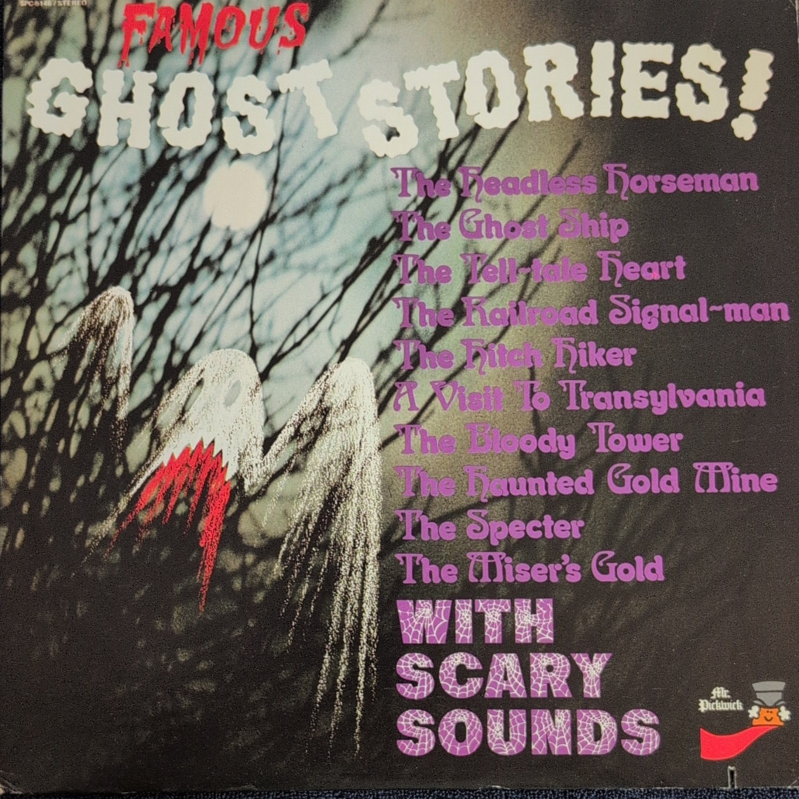 Mr. Pickwick Wade Denning Famous Ghost Stories LP 12\