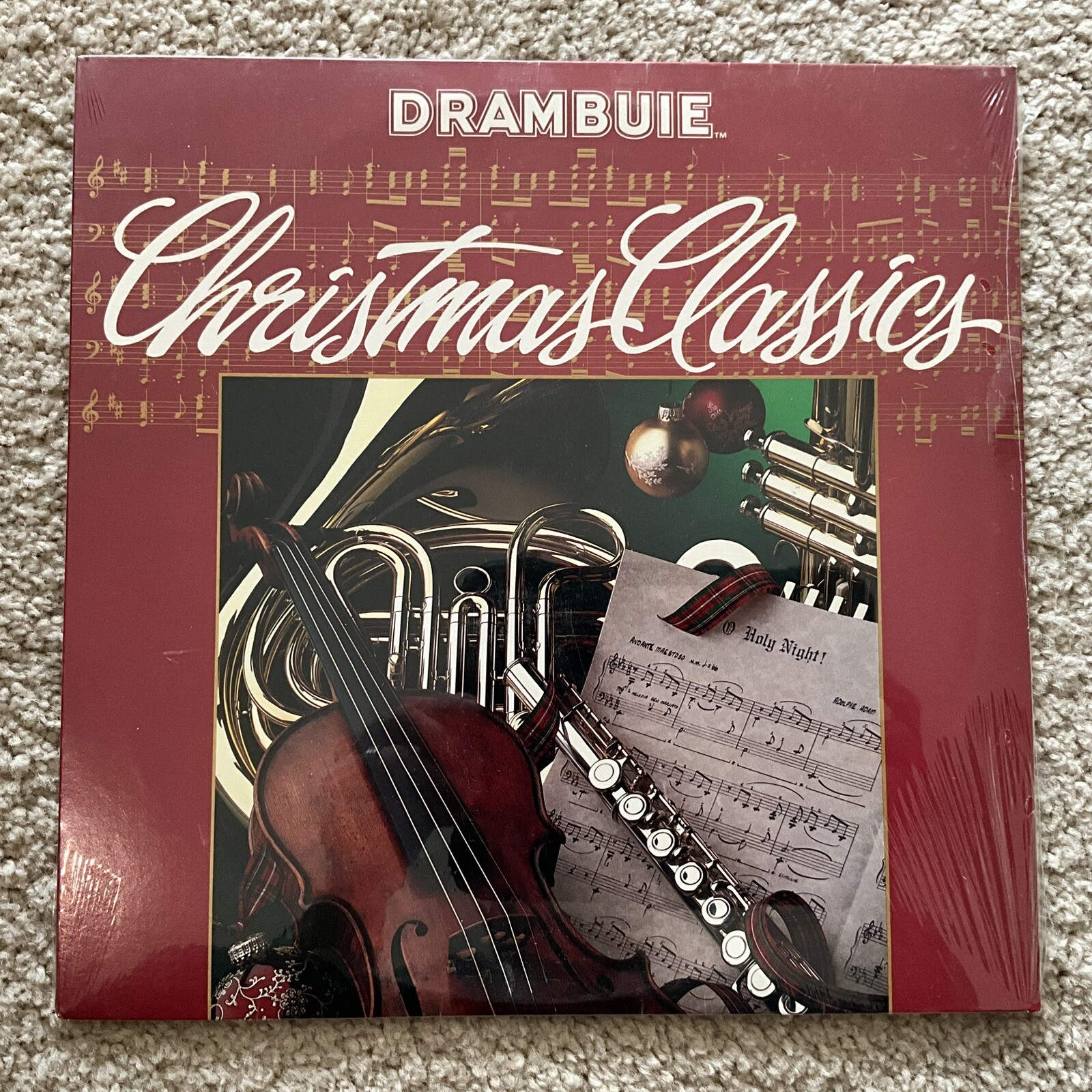 CHRISTMAS CLASSICS - Drambuie LP Holiday Songs Marketing Record Sealed Wrap