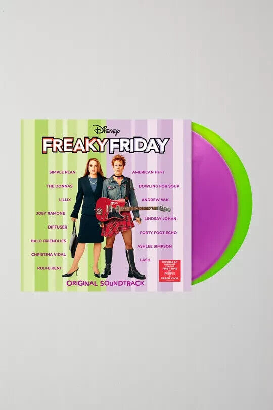 Disney Freaky Friday Original Soundtrack Purple & Green Colored Vinyl 2XLP