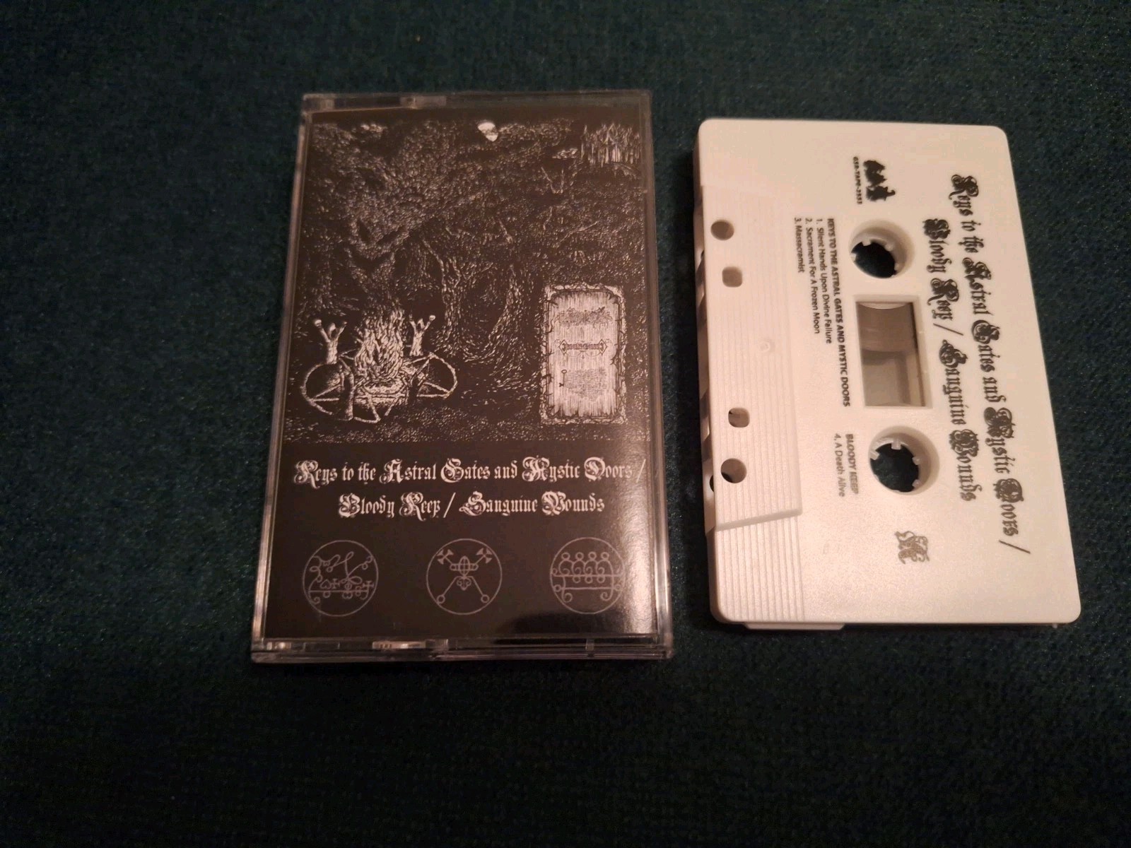 Keys To The Astral Gates Bloody Keep Sanguine Wounds Cassette Pre Owned Tape 