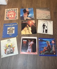 9 Vintage Vinyl Record Lot Elvis Fleetwood Mac Dolly Parton Jefferson Airplane picture