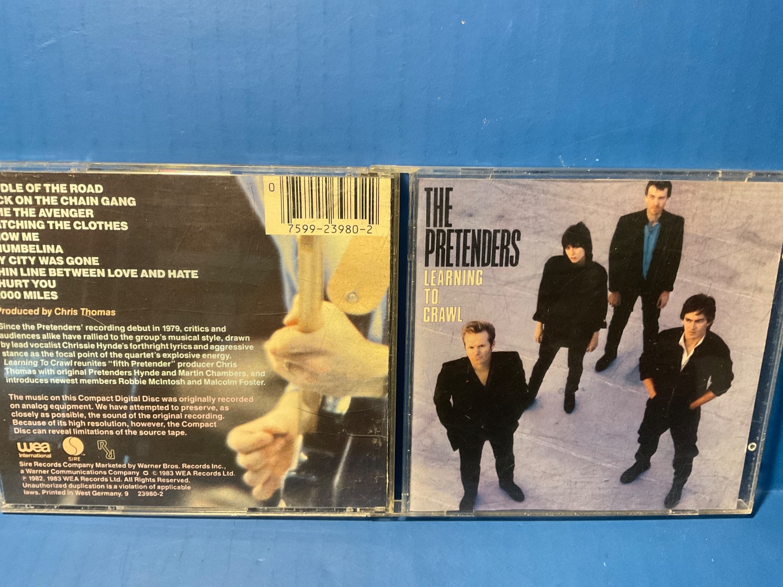 THE PRETENDERS - Learning To Crawl - Pop/Rock CD 1984 Sire (TARGET DISC)
