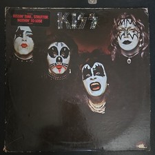 KISS S/T 1974 debut  HYPE STICKER Kissin' Time picture