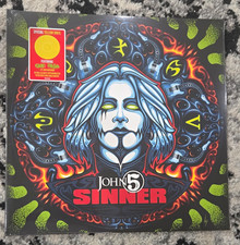 John 5 Sinner Yellow Colored Vinyl LP Big Machine BMRJ50100E picture