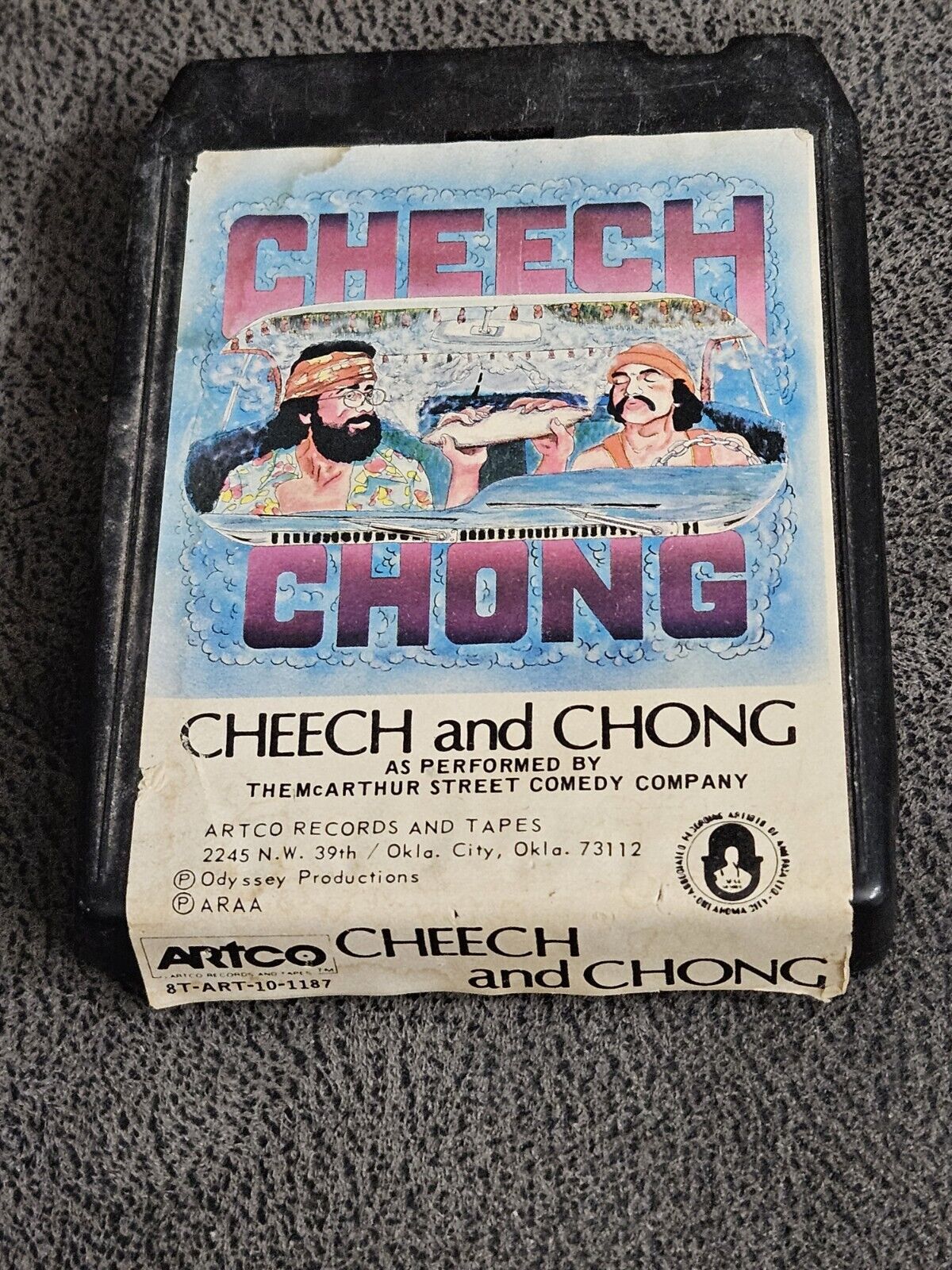 Cheech & Chong As Performed By TheMcArthur Street Comedy Rare 8 Track Tape