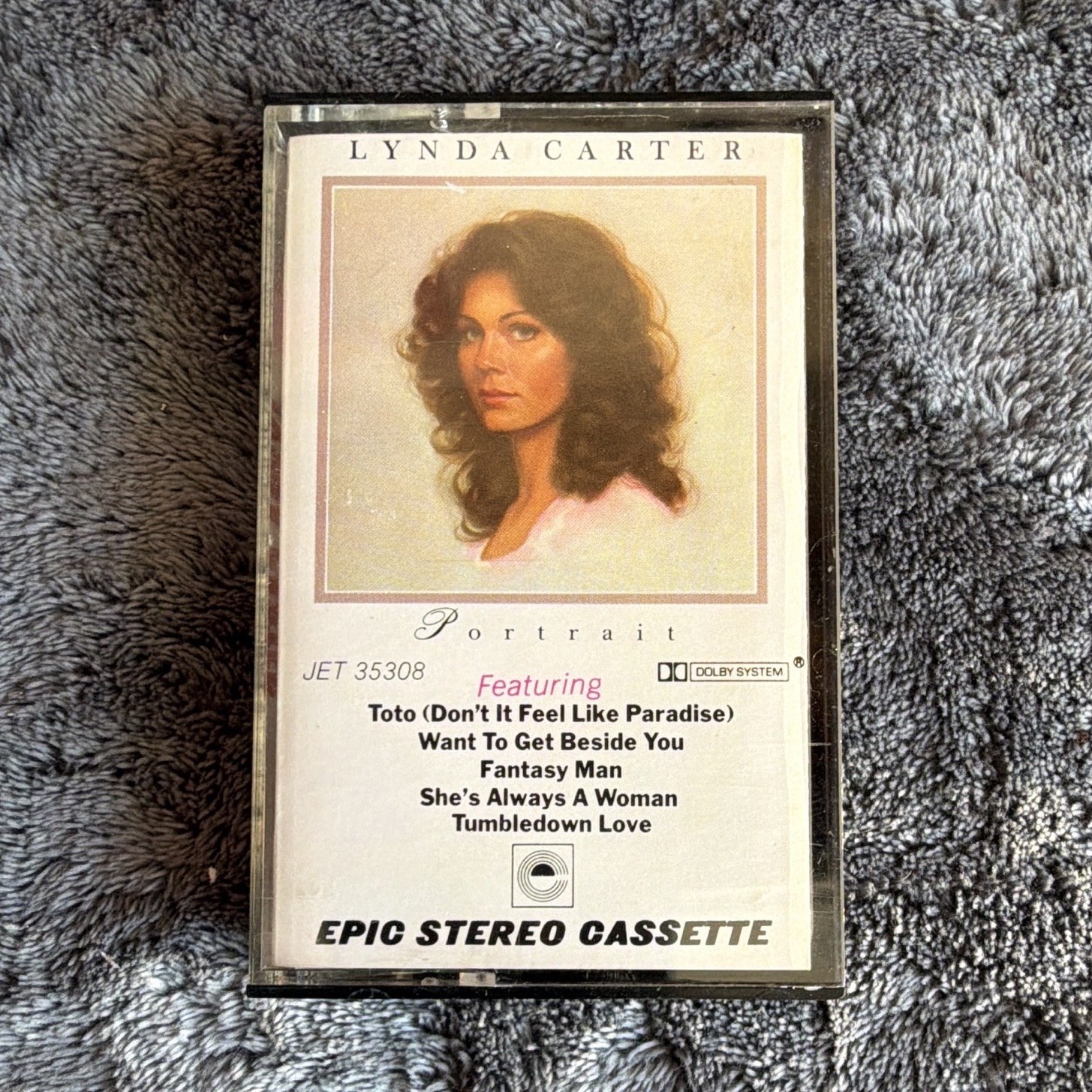 Lynda Carter Portrait Cassette 1978 Epic JET 35308 RARE Wonder Woman Original
