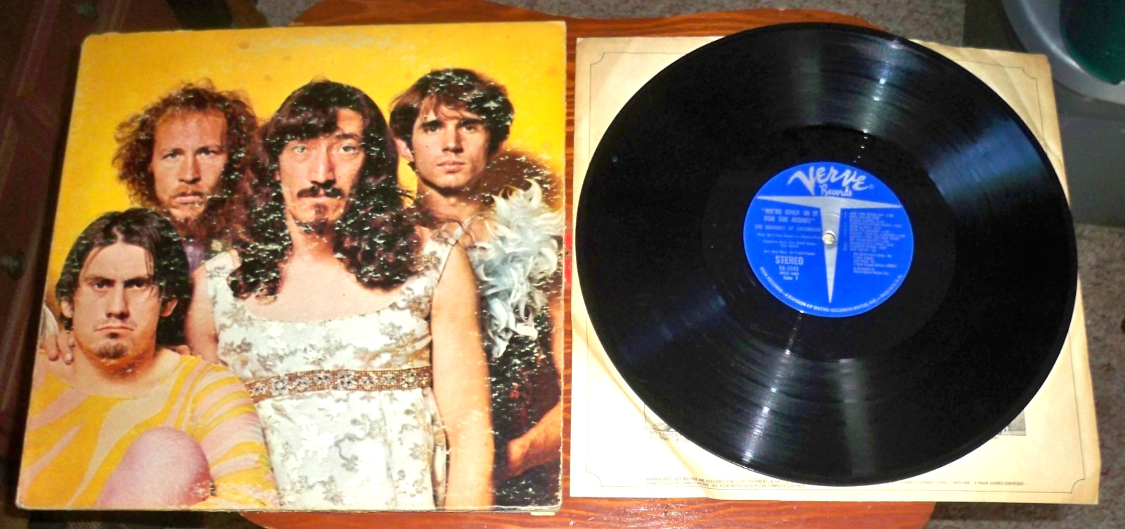 THE MOTHERS OF INVENTION (FRANK ZAPPA) VINYL: WE'RE ONLY IN IT FOR THE MONEY 