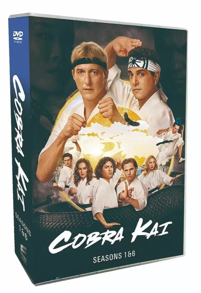 Cobra Kai: The Complete Series Seasons 1-6 (Part 1-3) DVD 14-Disc Box Set