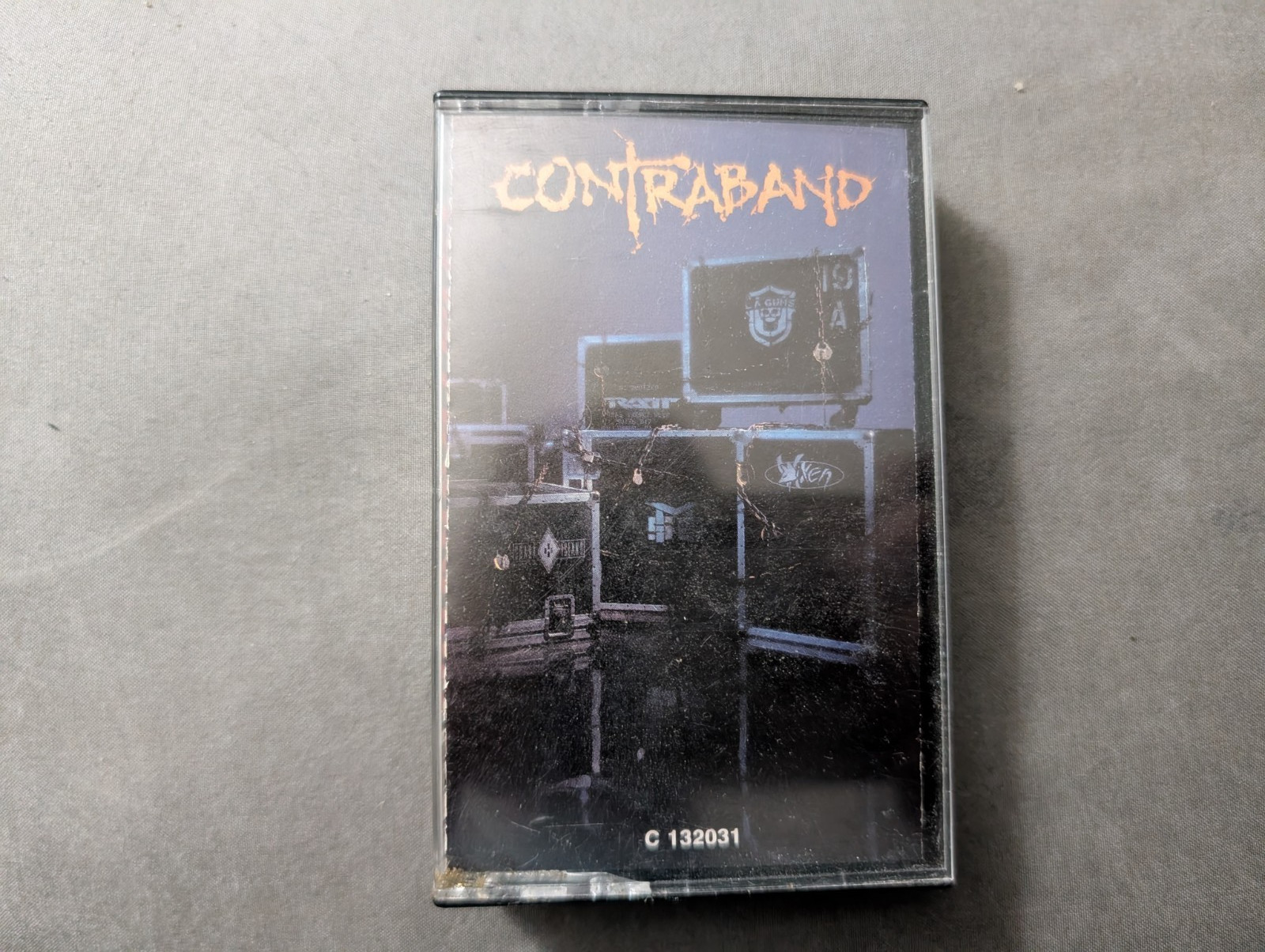 Contraband Self-Titled Cassette Tape 1991 Impact Records