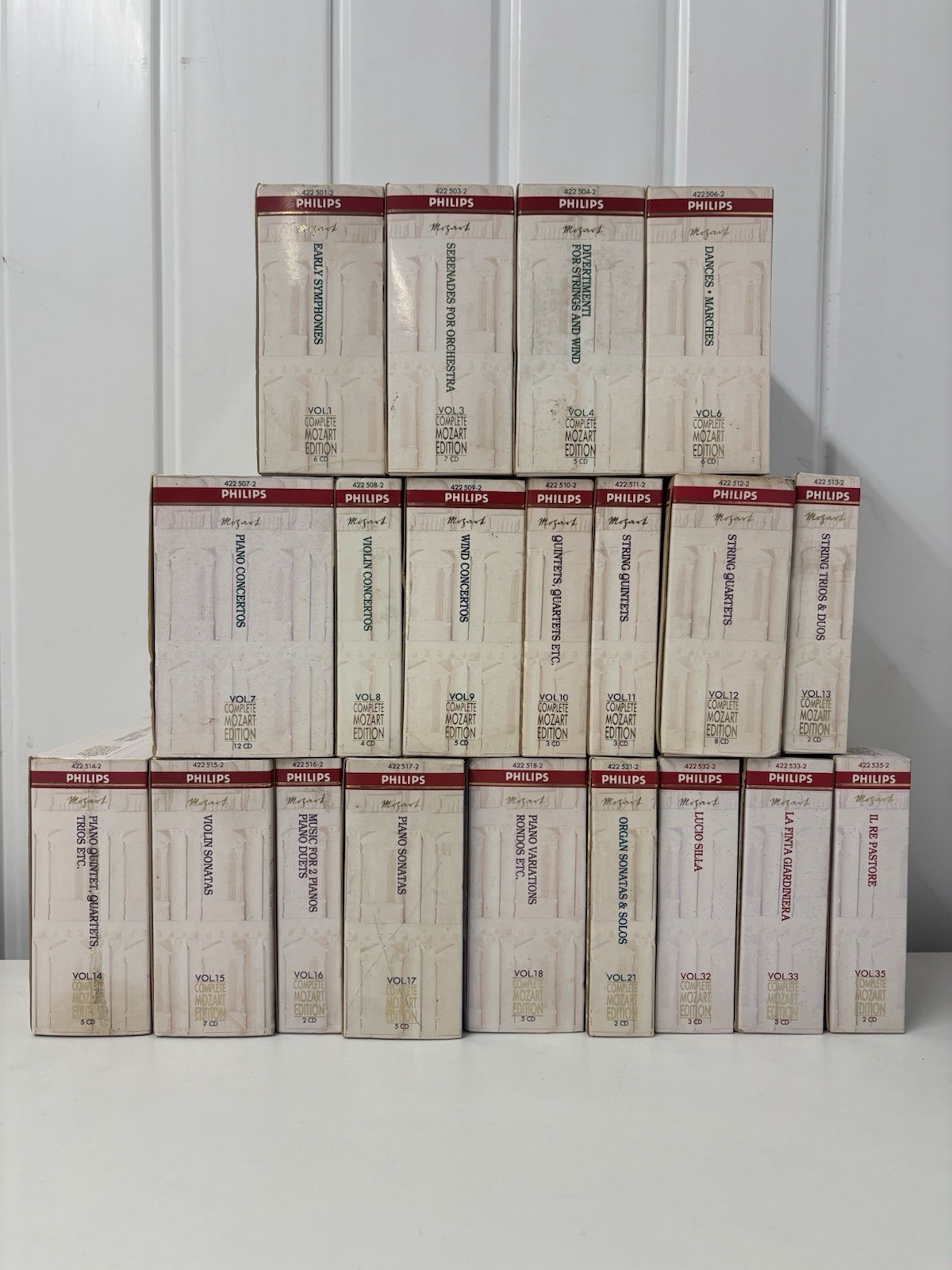 Mozart Early Symphonies Complete Mozart Edition Philips Various  Editions