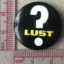 Vintage Depeche mode a question of lust 25mm pin badge Promo 1986 Punk New Wave picture