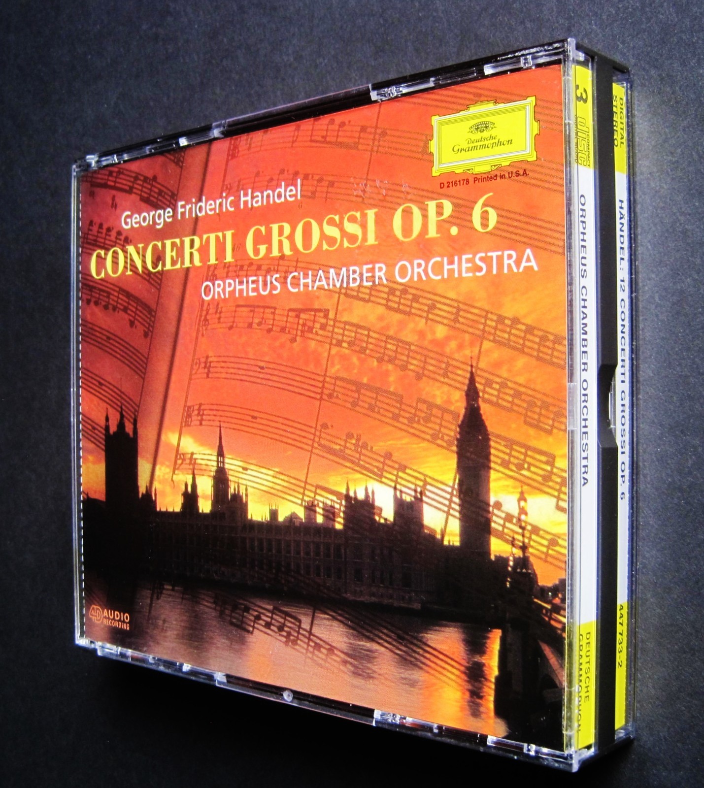 HANDEL, 12 Concerti Grossi, op. 6 (3-CD set) Orpheus Chamber Orch, DG/BMG