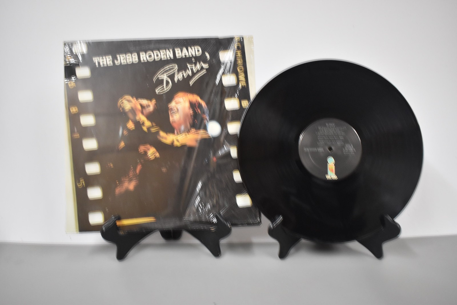 THE JESS RODEN BAND : BLOWIN LP 1977 ISLAND ILPS 9496  SHRINK NM
