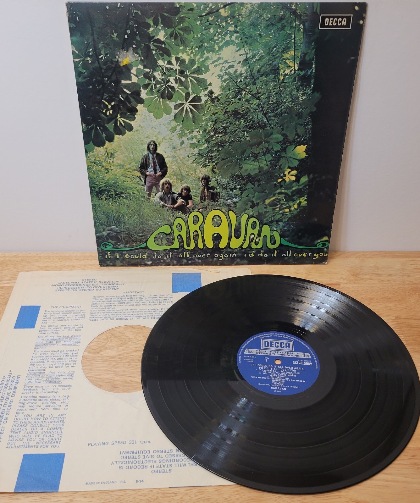 Caravan If I Could Do It All Over Again 1970 Decca Records 1st Press 2W 4W LP
