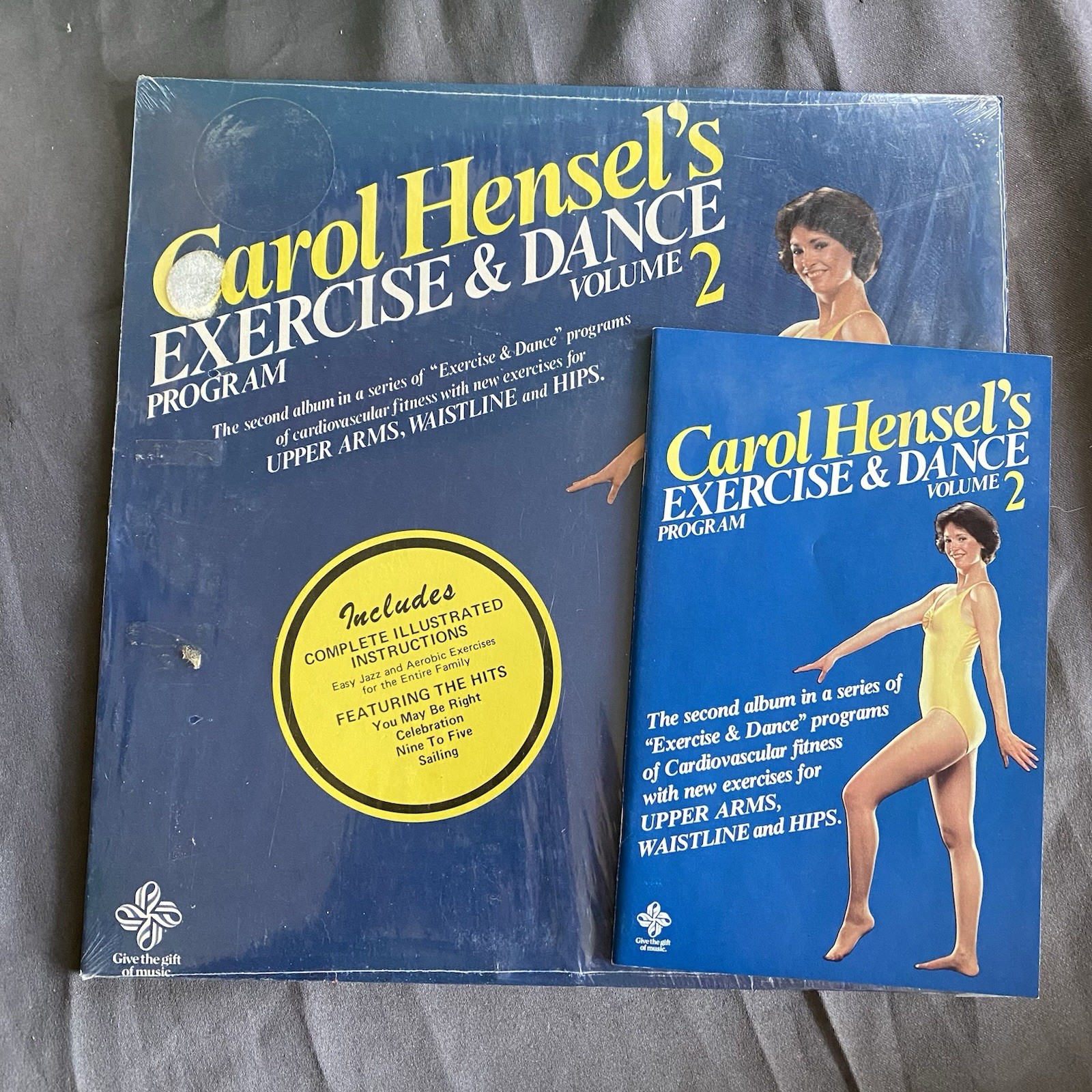Carol Hensel's Exercise & Dance Program Volume 2 - Vintage Record Co. Lp W Book