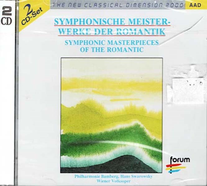 Symphonische Meisterwerke Der Romantik ~ Franz Schubert ~ Classical ~ 2 CDs New