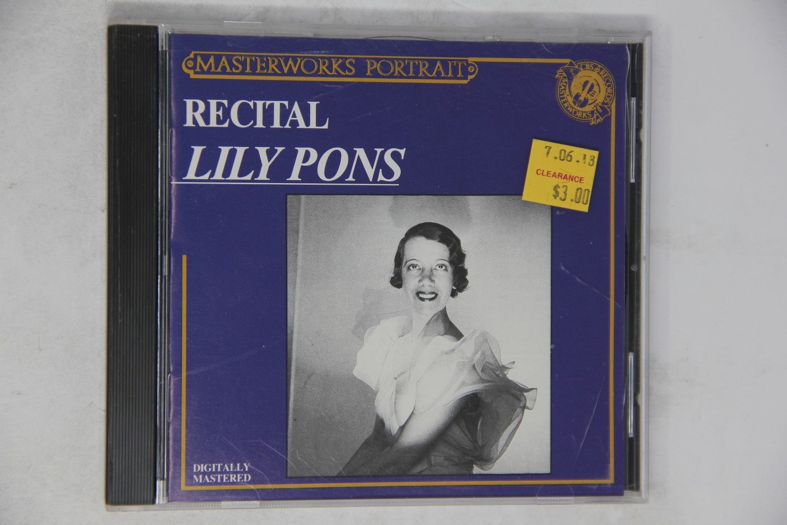 Masterworks Portrait Recital Lily Pons CD