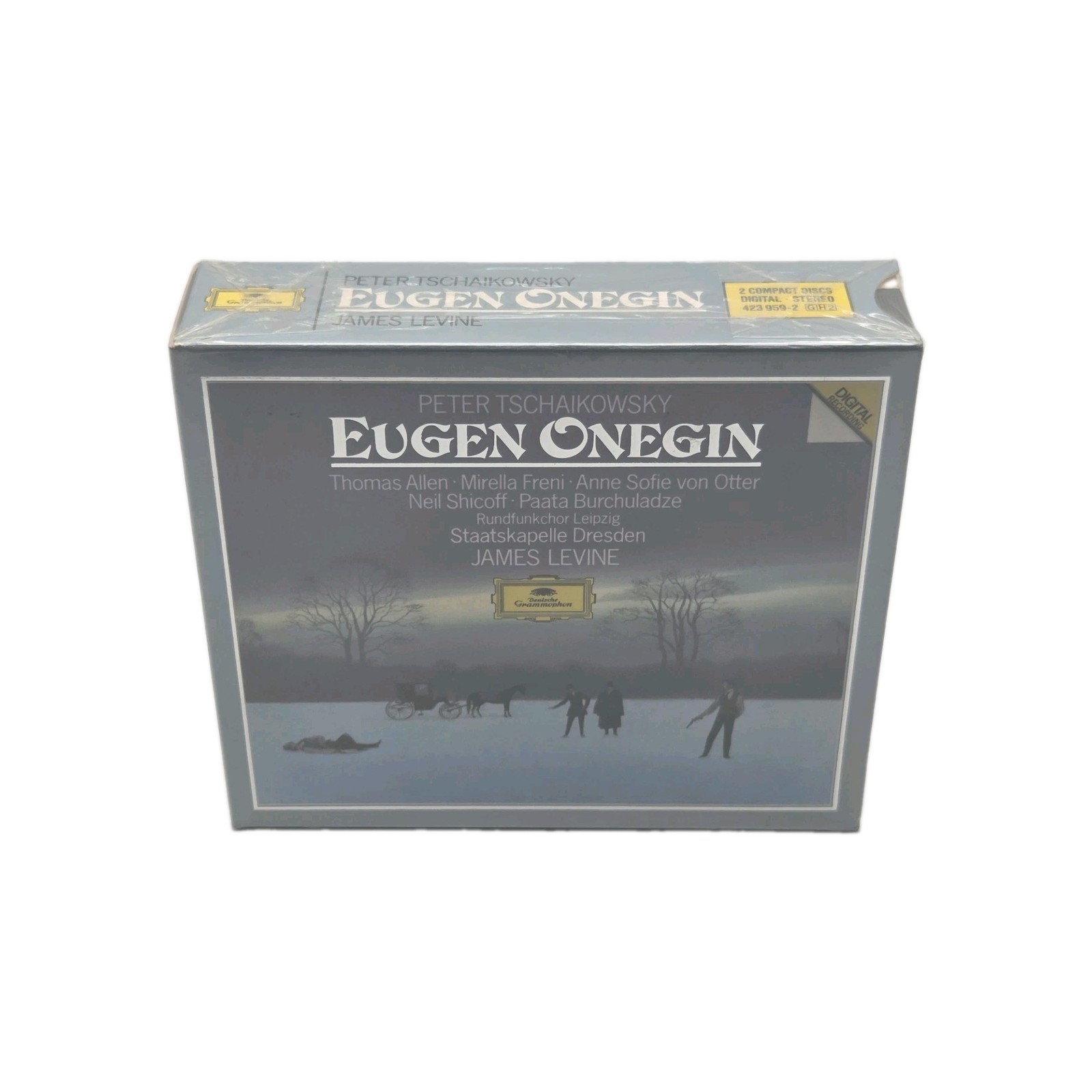 Tchaikovsky: Eugen Onegin; Thomas Allen, James Levine SD (CD, 1988, 2 Discs, DG)
