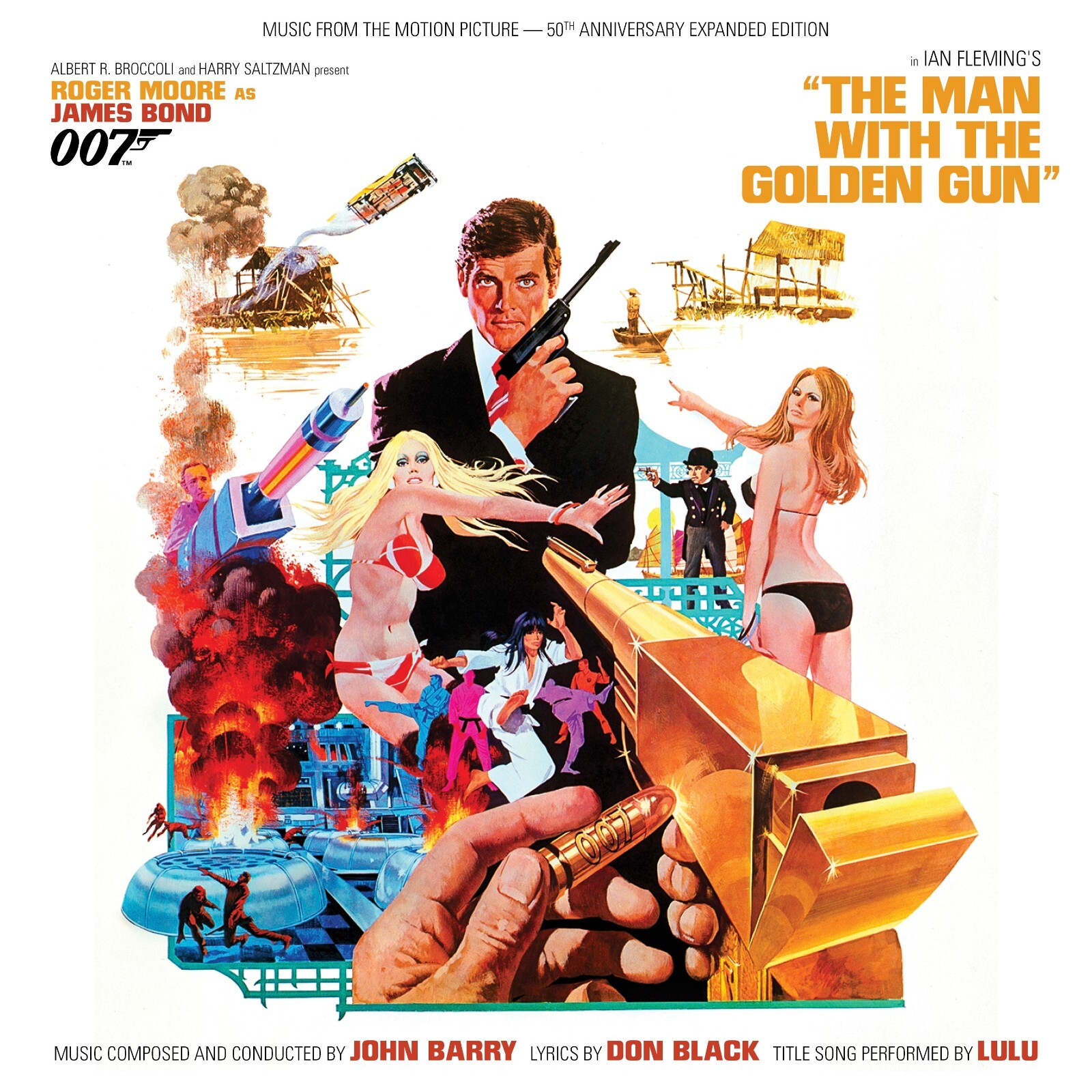 Man With The Golden Gun Soundtrack 50th Anniversary 2 Cd Set - OUT OF PRINT