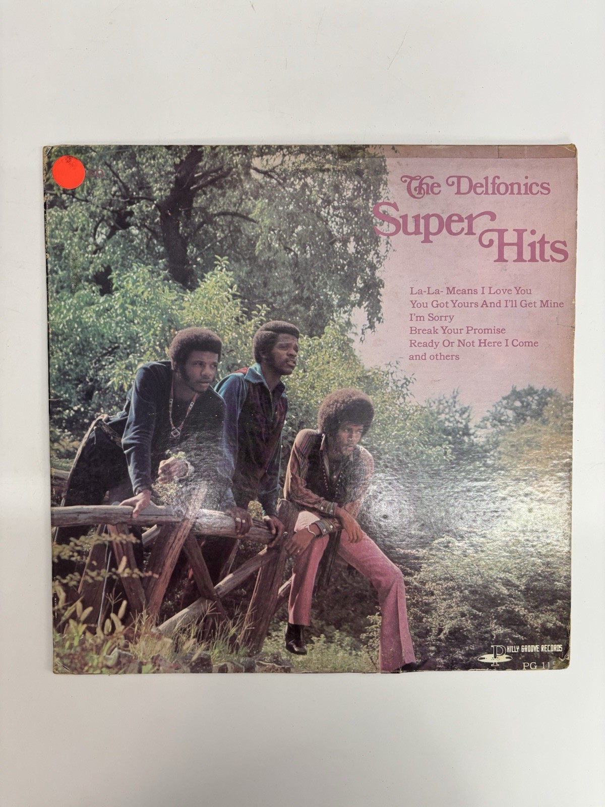 The Delfonics Super Hits Vinyl LP 1969 Philly Groove PG 1152 Soul Funk Classic