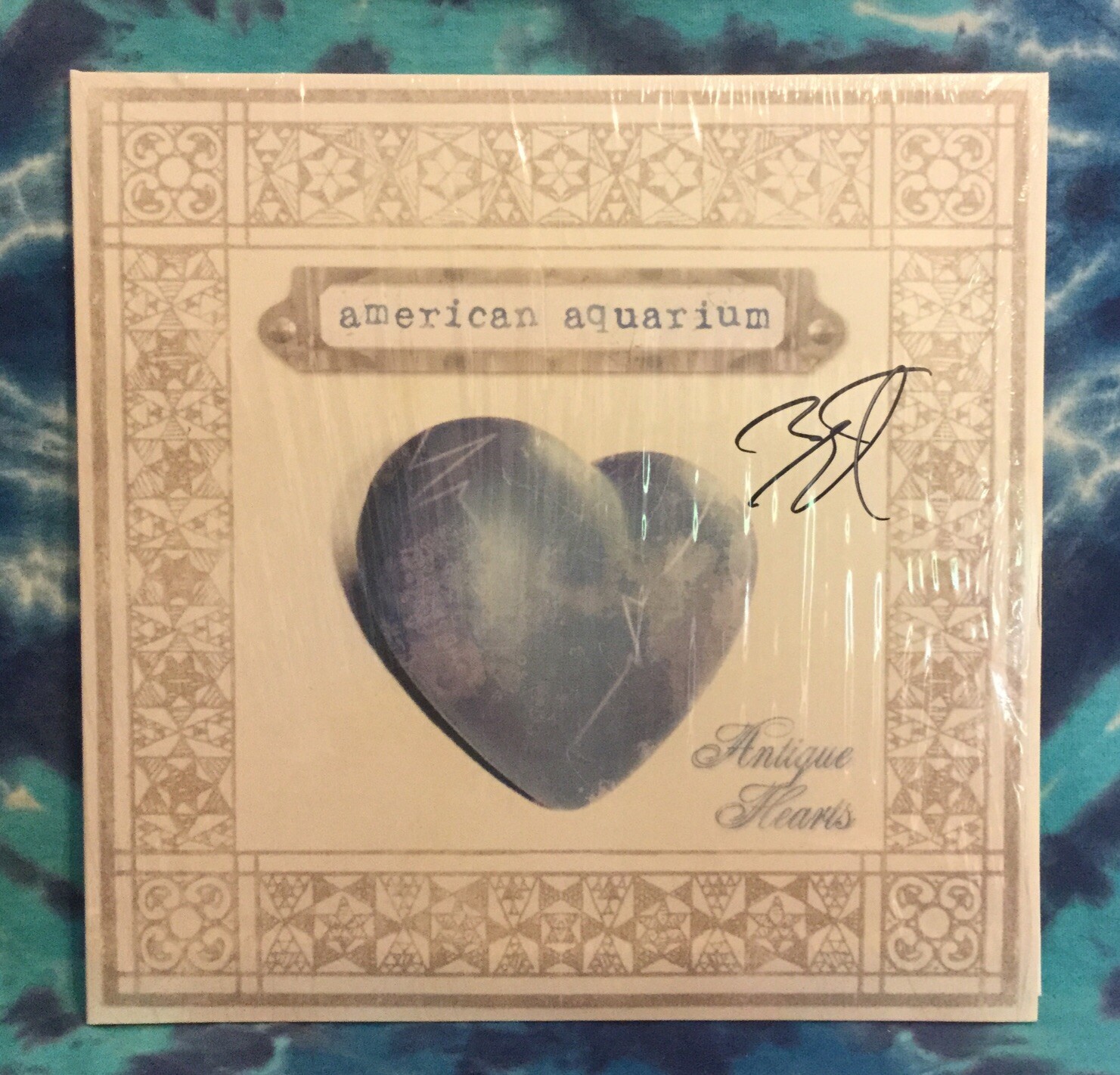 American Aquarium LP Antique Hearts AUTOGRAPHED Colored Vinyl LIMITED EDITION