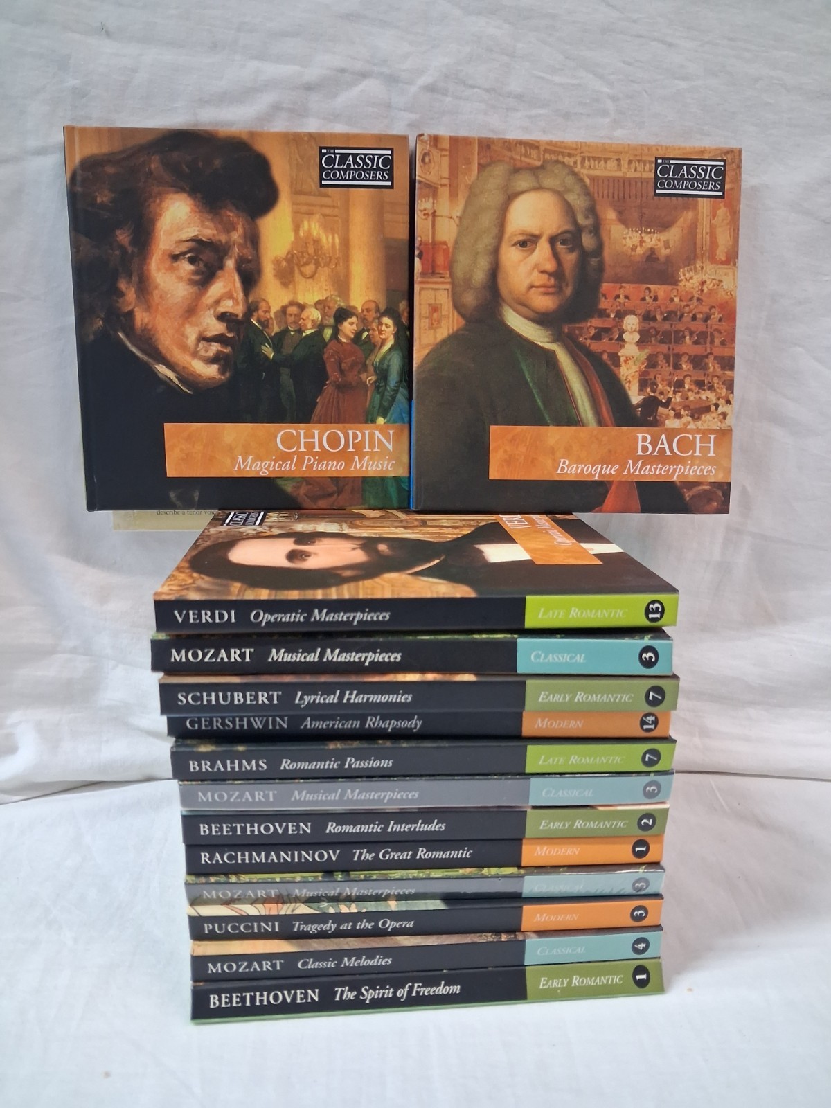 CLASSIC COMPOSERS - CD and Booklets - 18 Total