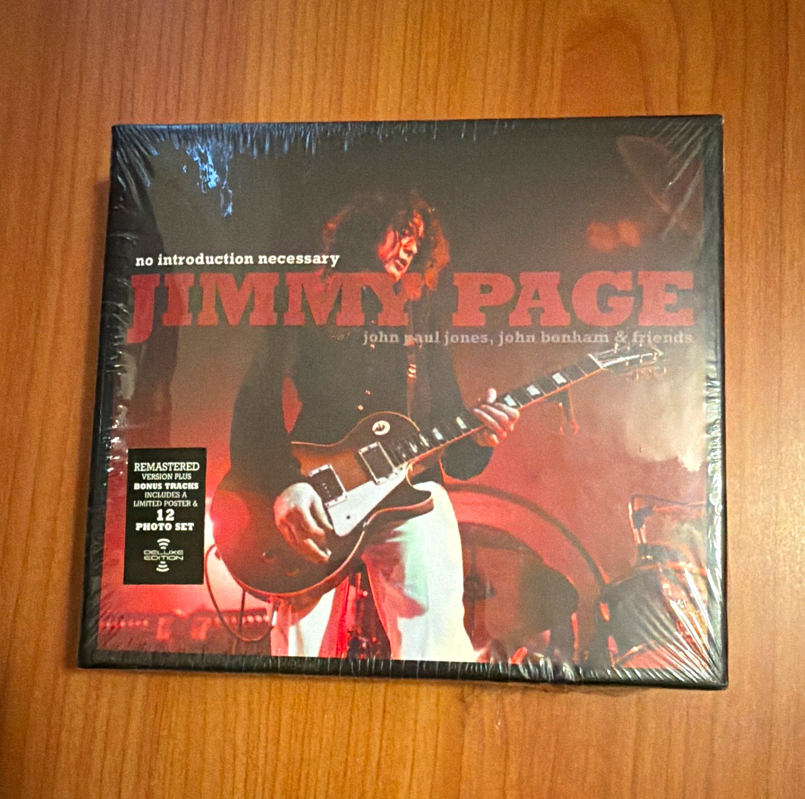 Jimmy Page No Introduction Necessary Remastered Sealed CD with 12 photo set