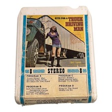 Vintage Big Dave Tennessee Tailgaters 8-Track Truck Drivin Man Stereo Gold White picture