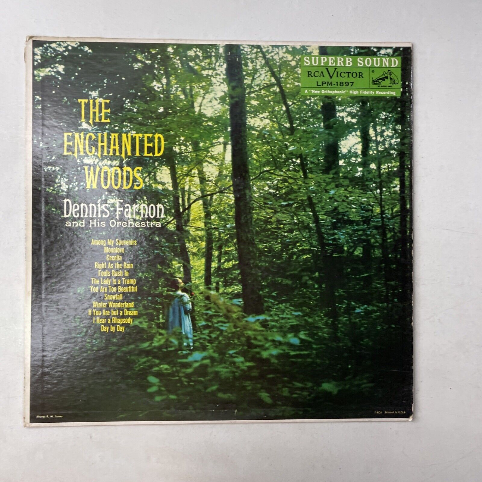 F The Enchanted Woods Dennis Farnon Orchestra RCA Victor LPM1897 Vtg Vinyl