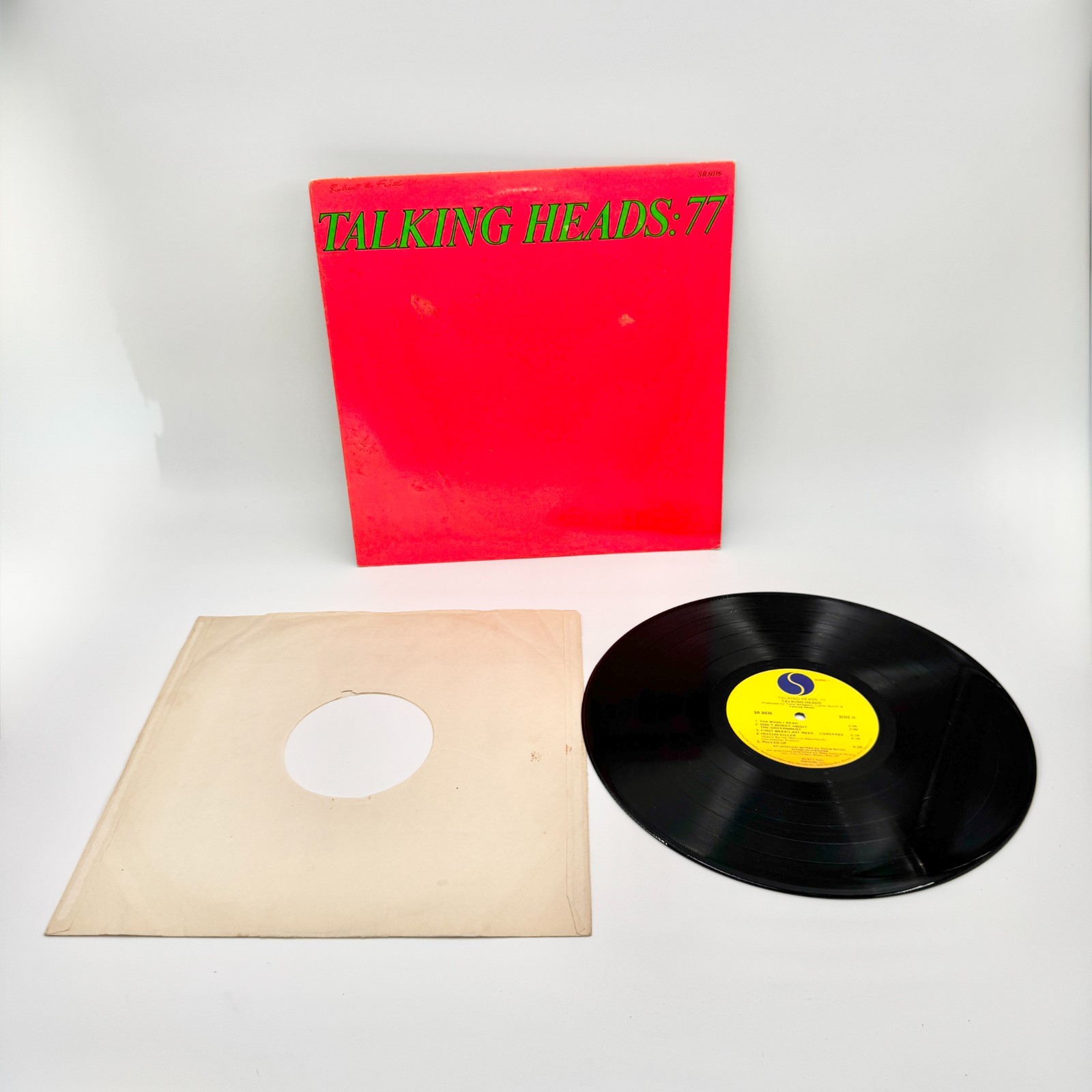 Talking Heads 77 LP US 1st Press Sire SR 6036 Vinyl Record David Byrne LW3 VG+