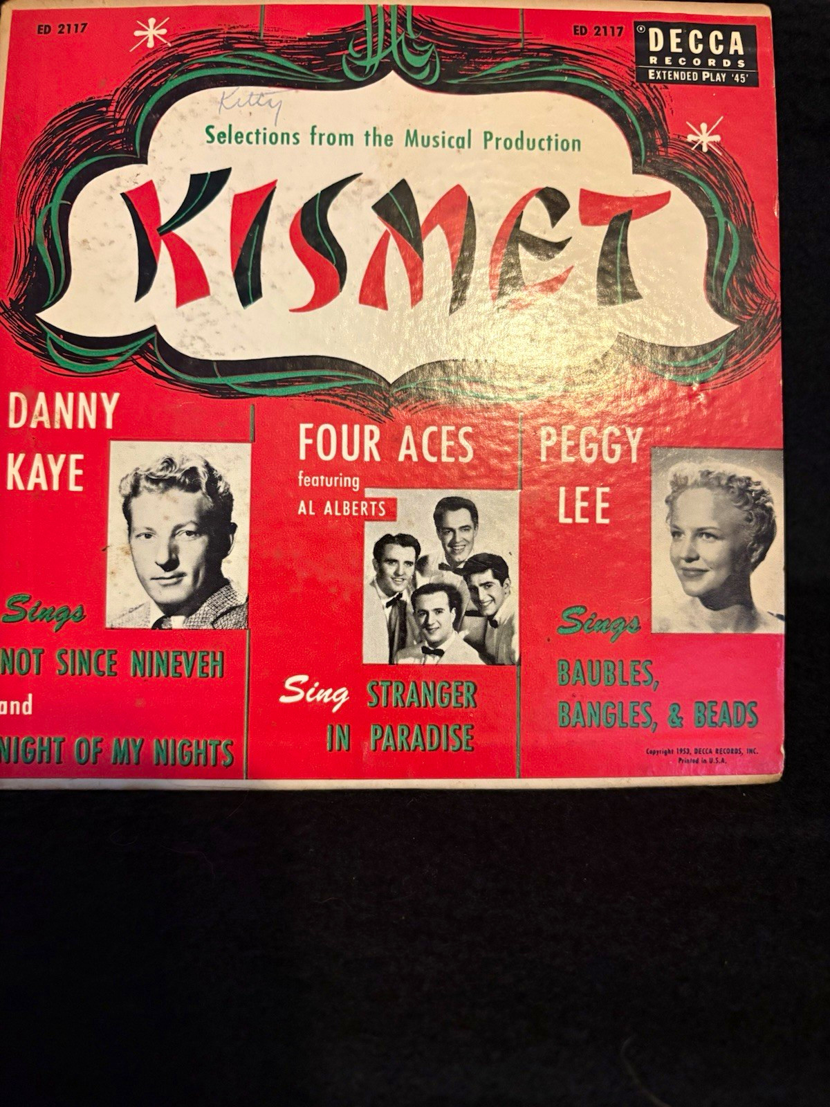 Decca Selections from Kismet 7\
