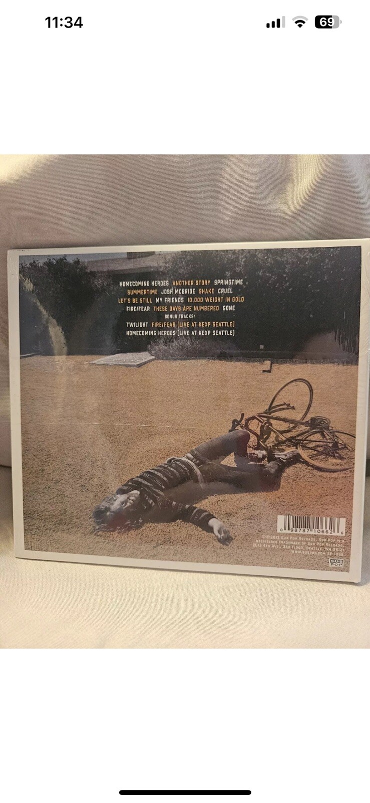 THE HEAD AND THE HEART Let\'s Be Still CD   Exclusive Sealed Exclusive Bonus 🎵