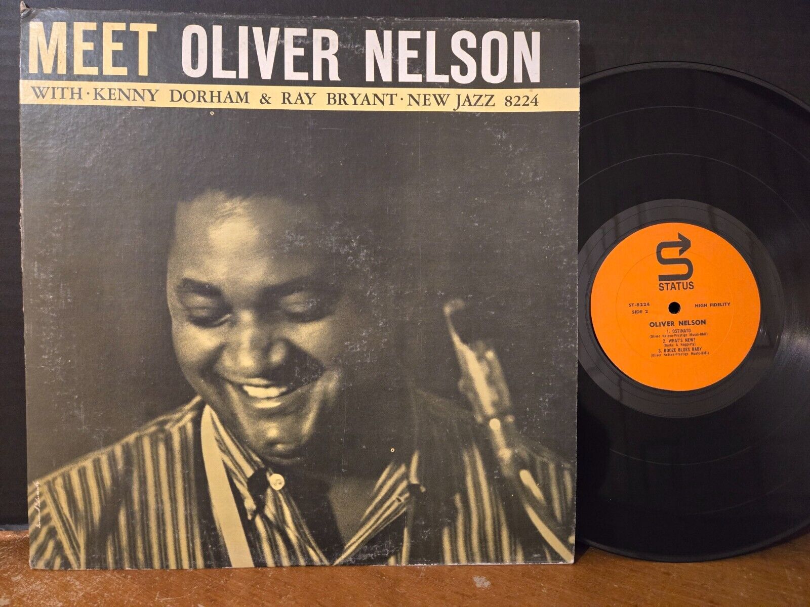 Oliver Nelson ‎– Meet Oliver Nelson Status Mono RVG Kenny Dorham Art Taylor LP