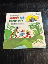 1963 Walt Disney’s Mickey and the Beanstalk DQ-1248 Vinyl LP  vintage Disneyland picture
