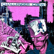 Challenger Crew / Everything Falls Apart - Split LP GER LP 1987 (VG+/VG+) '* picture