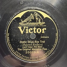 The Original Memphis Five – Static Strut / Tampeekoe - VG+ picture