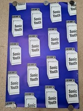 Large Original Vintage '95 Sonic Youth Washing Machine Promo Poster 76 x 50cm picture